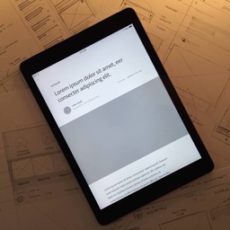 Huffpost Tablet App - Part 2, Wireframe