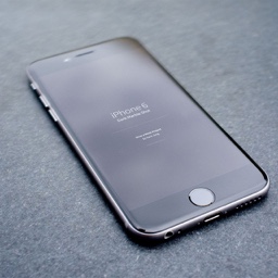 Dark Marble Shot PSD, iPhone 6
